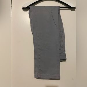 five four gray straight fit pants men